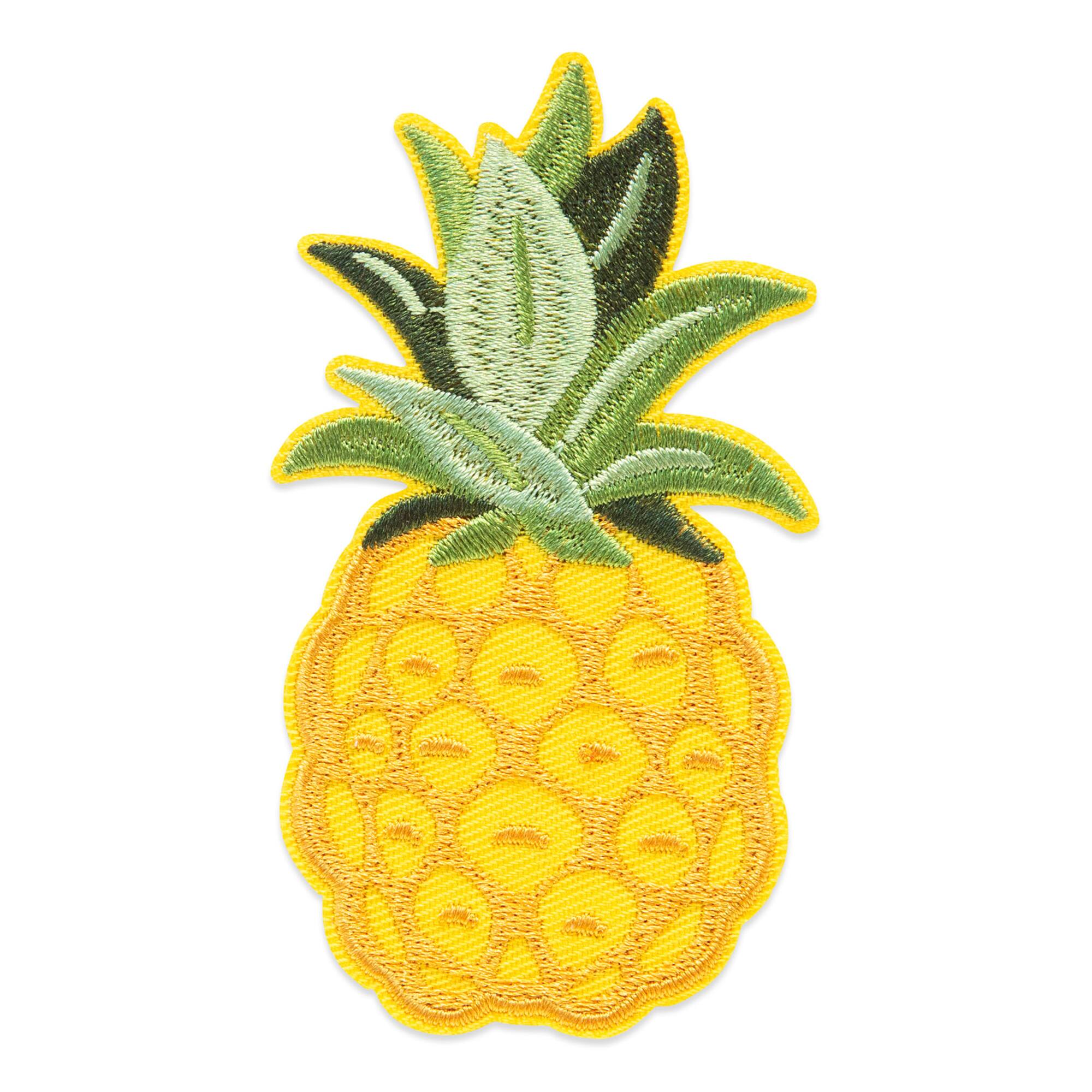 Summer Pineapple Iron-On & Adhesive Embroidered Patch by Make Market®